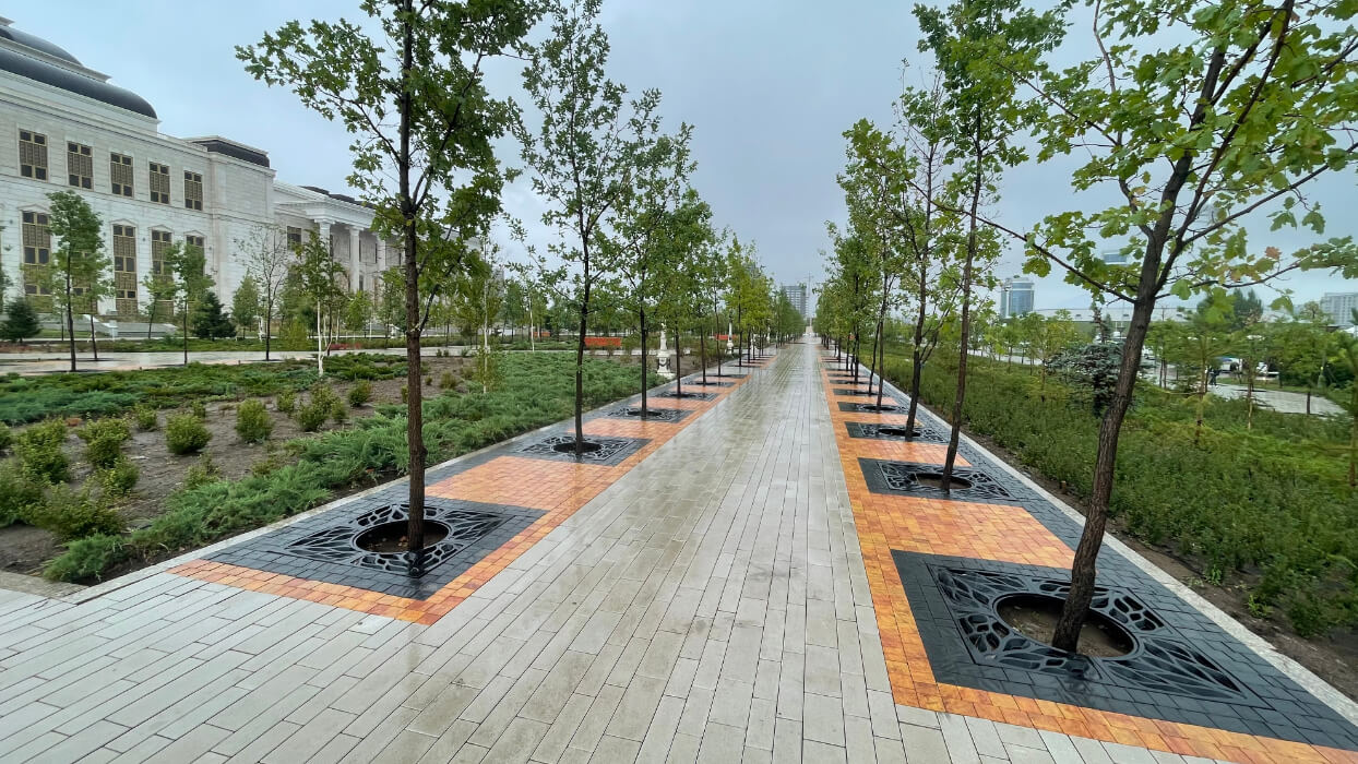 Приствольная решетка для дерева ZKING CRUST 1.2х1.2м Черная в Ставрополе фото