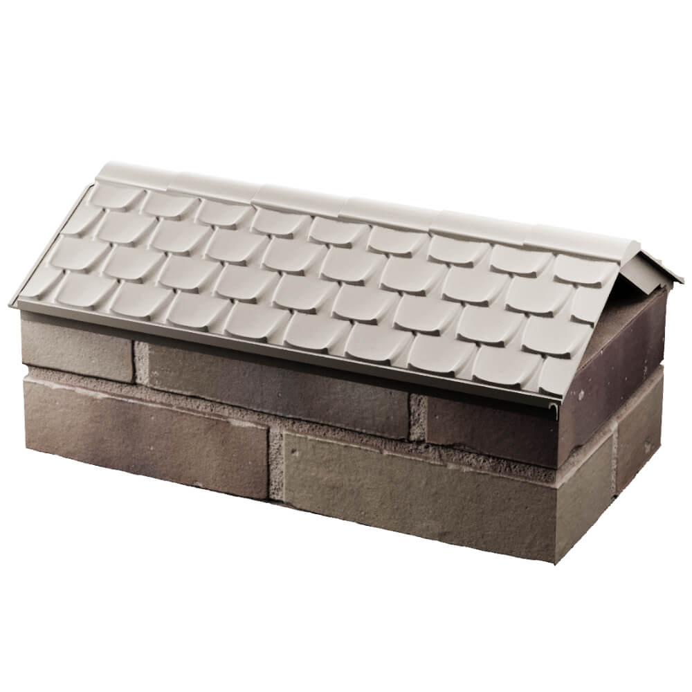 Парапет Zking Эльбрус Бежевый с посадкой на 1 кирпич (255мм) в Ставрополе фото