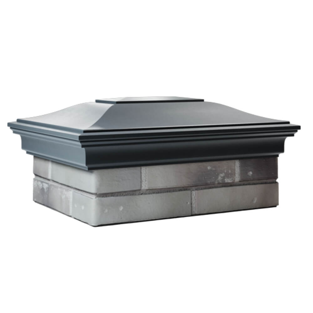 Колпак Zking Монблан Серый на столб 2х1.5 кирпича (515х385мм) в Ставрополе фото