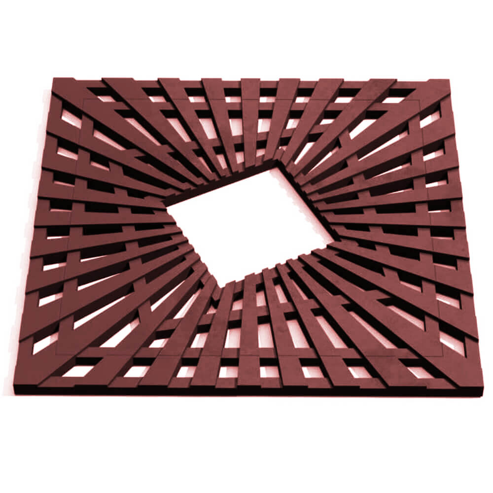 Приствольная решетка для дерева ZKING ATMOSPHERE 1.2х1.2м Коричневая Ставрополь фото