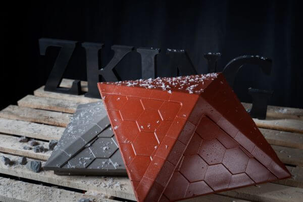 Колпак Zking Эверест Красный на столб 1.5х1.5 кирпича (390х390мм) в Ставрополе фото