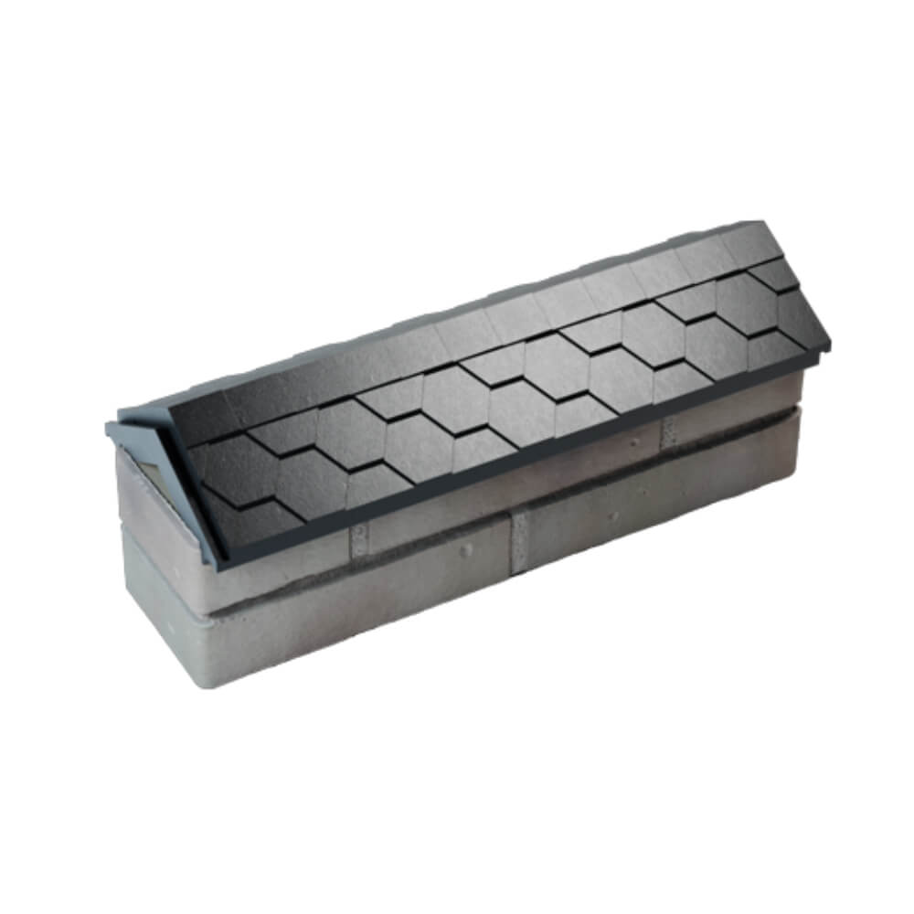 Парапет Zking Эверест Черный с посадкой на 0.5 кирпича (130мм) в Ставрополе фото