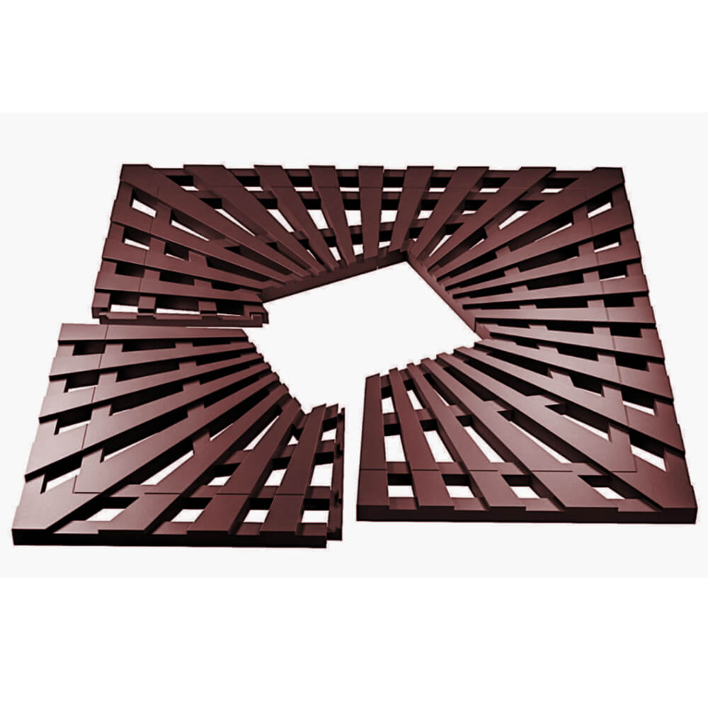 Приствольная решетка для дерева ZKING ATMOSPHERE 1.2х1.2м Коричневая в Ставрополе фото