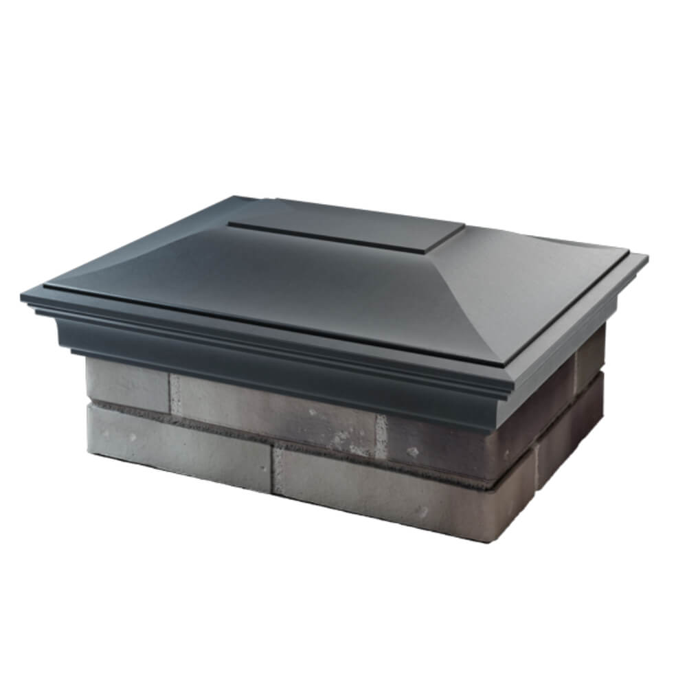 Колпак Zking Монблан Серый на столб 2х1.5 кирпича (515х385мм) в Ставрополе фото