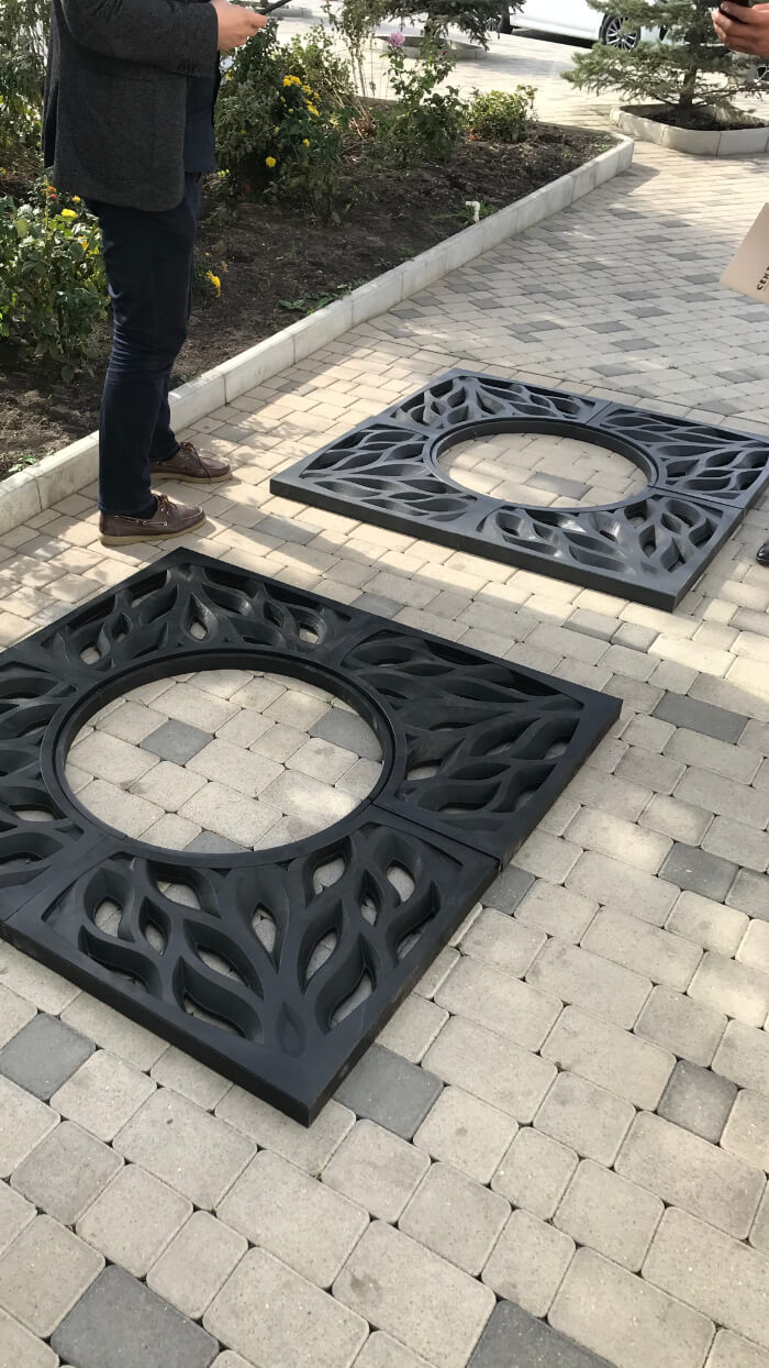 Приствольная решетка для дерева ZKING CRUST 1.2х1.2м Черная в Ставрополе фото