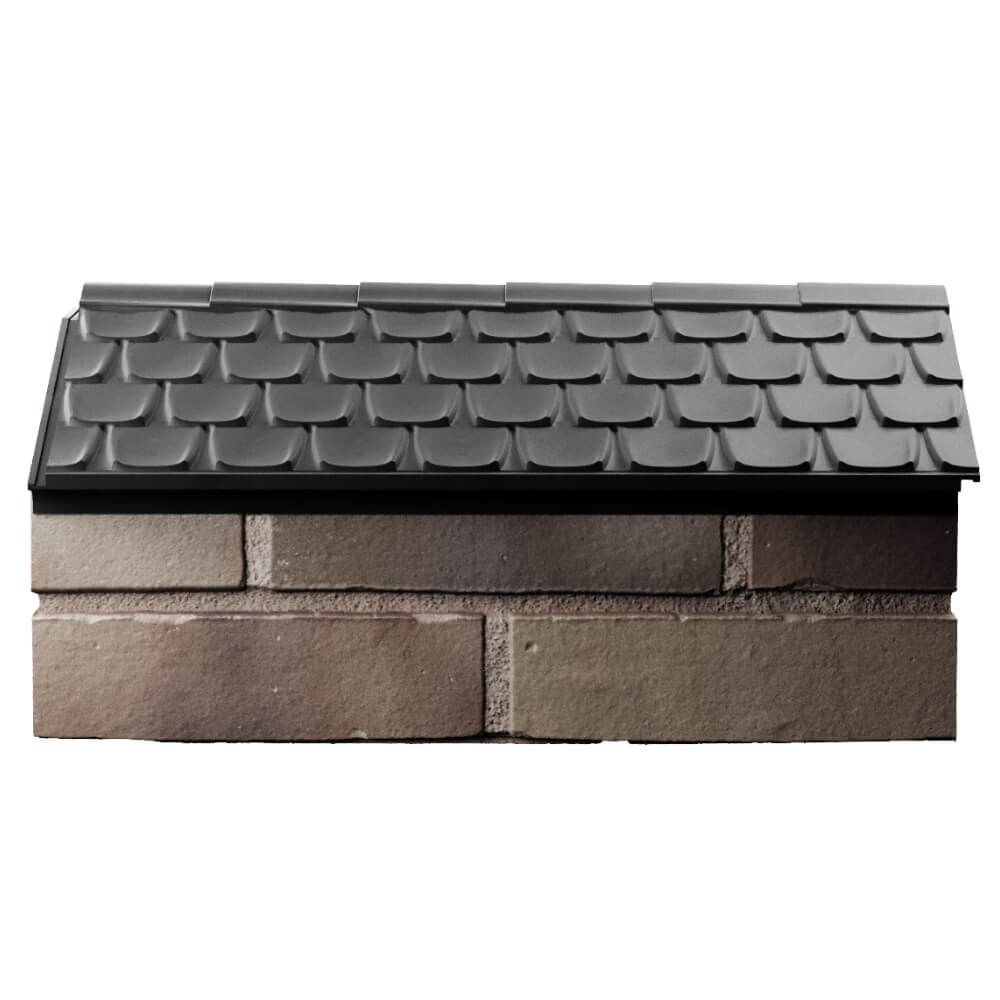 Парапет Zking Эльбрус Серый с посадкой на 1 кирпич (255мм) в Ставрополе фото
