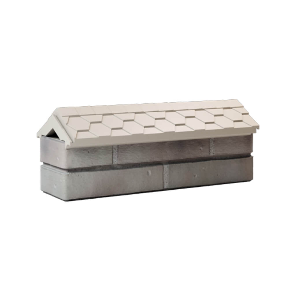 Парапет Zking Эверест Бежевый с посадкой на 0.5 кирпича (130мм) Ставрополь фото