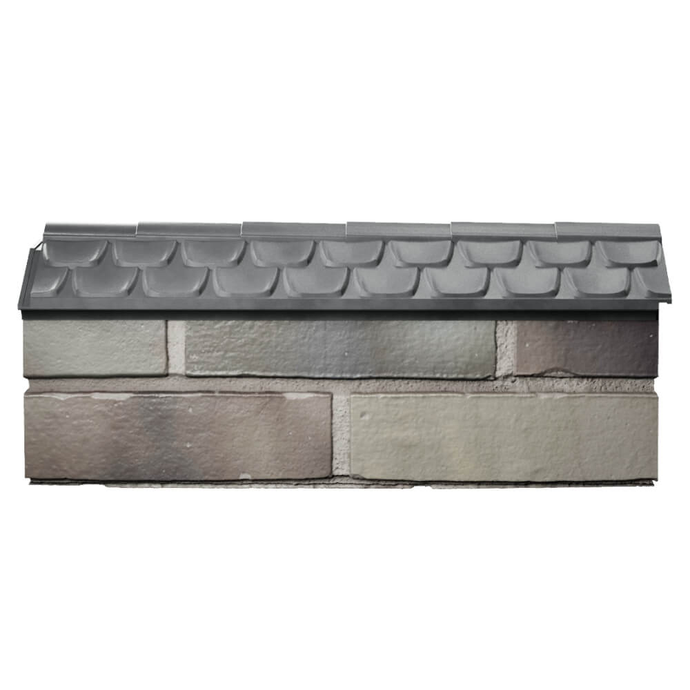 Парапет Zking Эльбрус Серый с посадкой на 0.5 кирпича (130мм) в Ставрополе фото