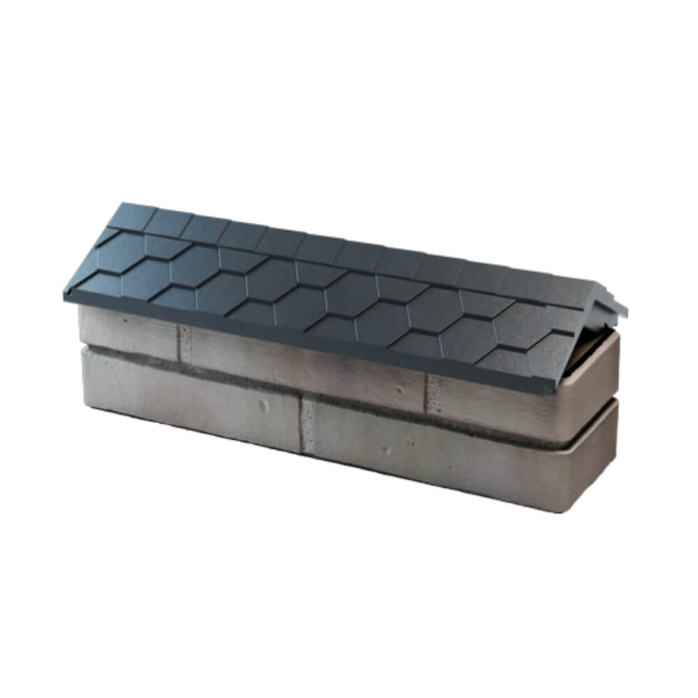 Парапет Zking Эверест Серый с посадкой на 0.5 кирпича (130мм) в Ставрополе фото