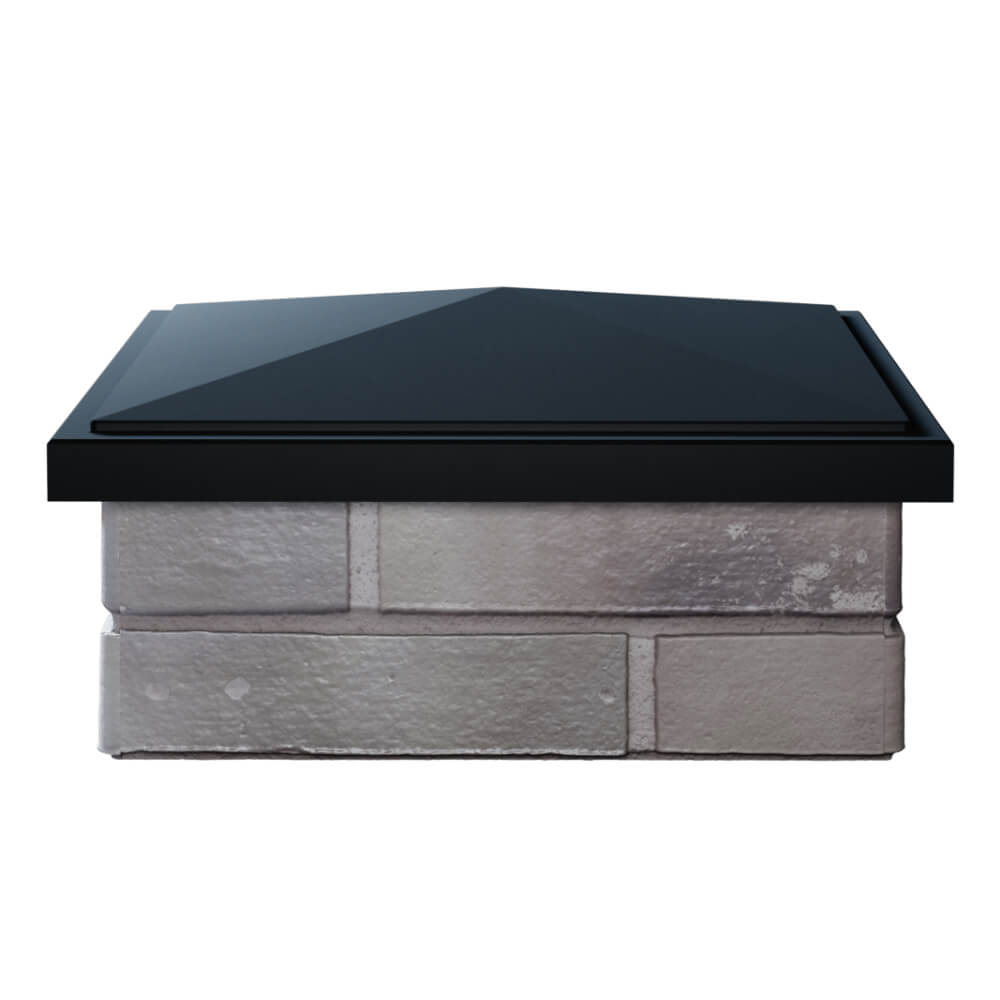 Колпак Zking БонаМоно Черный на столб 1.5х1.5 кирпича (385х385, 400х400мм) Ставрополь фото