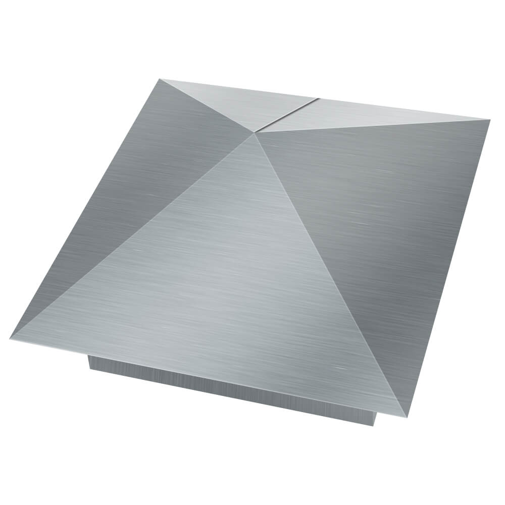 Колпак металлический 380х380мм оцинкованный заборный Ставрополь фото