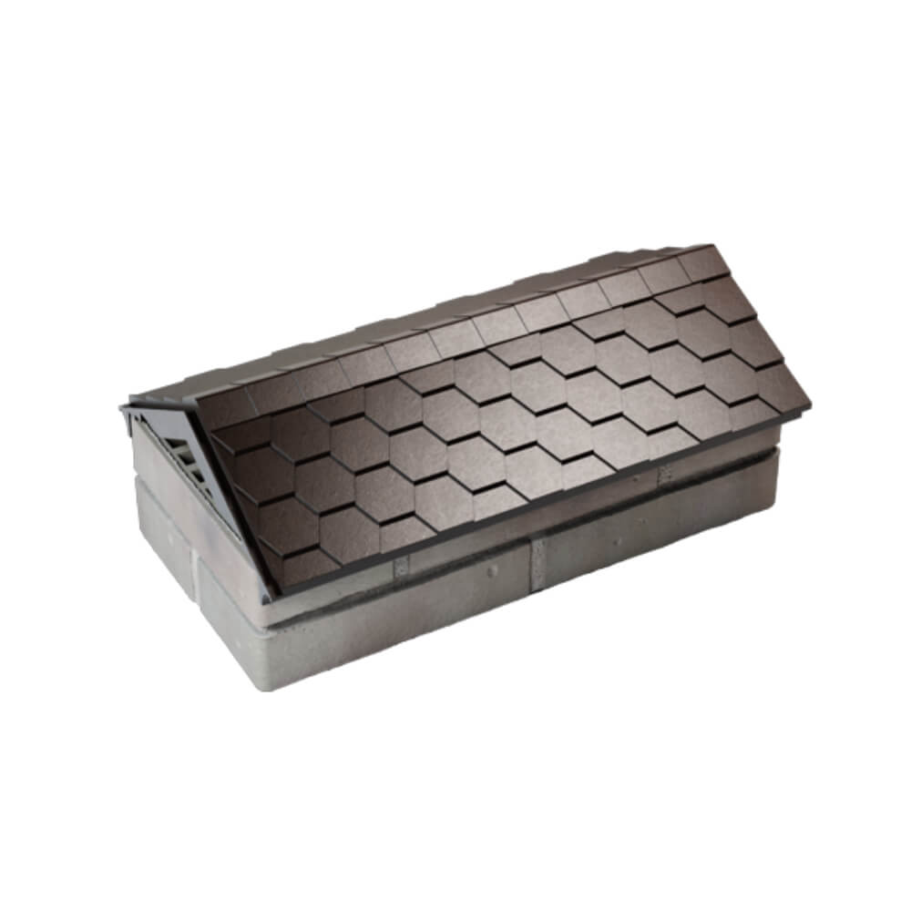 Парапет Zking Эверест Коричневый с посадкой на 1 кирпич (200/225/255мм) в Ставрополе фото