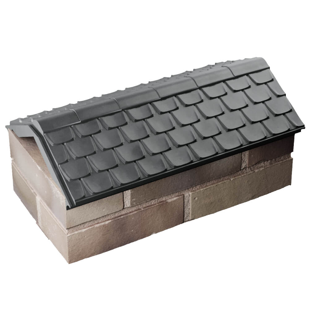 Парапет Zking Эльбрус Серый с посадкой на 1 кирпич (255мм) в Ставрополе фото