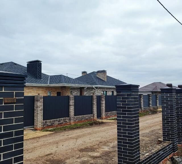 Колпак Zking Бона ХайТек Серый на столб 1.5х1.5 кирпича (385х385мм) в Ставрополе фото