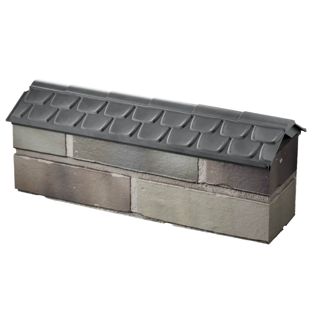 Парапет Zking Эльбрус Серый с посадкой на 0.5 кирпича (130мм) в Ставрополе фото