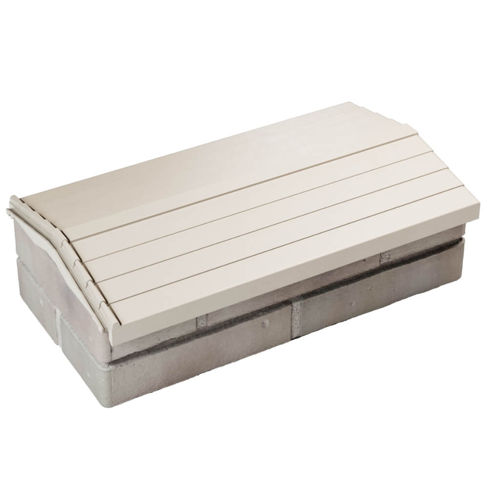 Парапет Zking Бона ХайТек Бежевый с посадкой на 1 кирпич (200/225/255мм) в Ставрополе фото