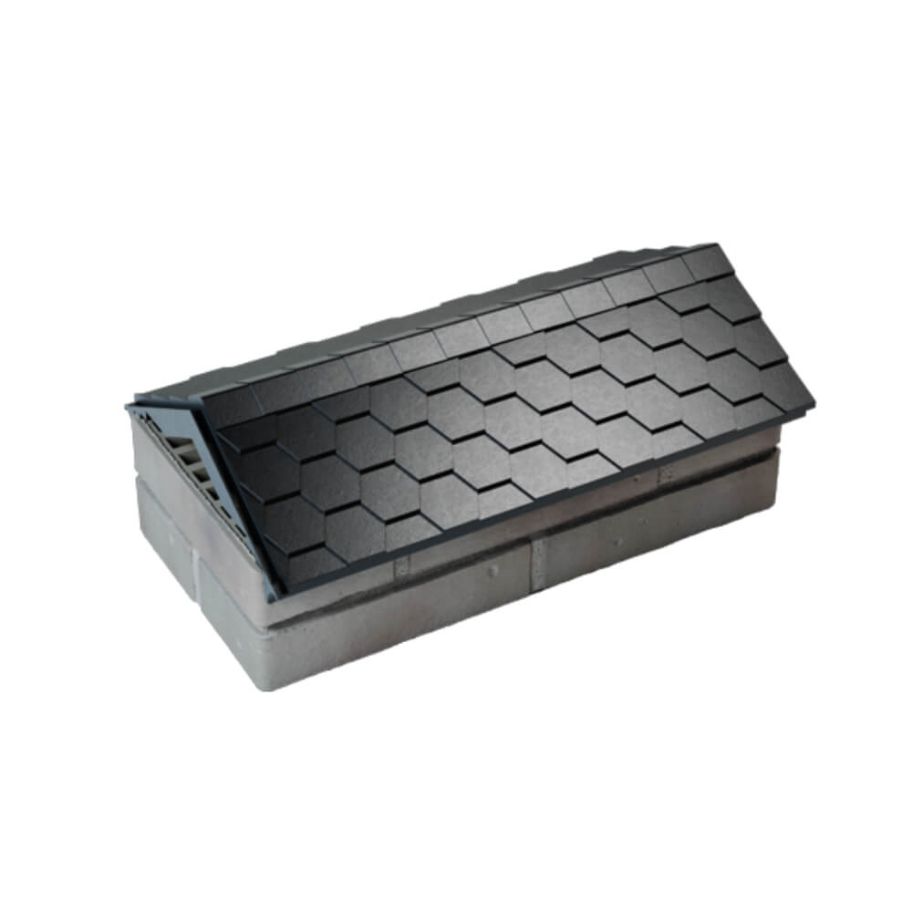 Парапет Zking Эверест Черный с посадкой на 1 кирпич (200/225/255мм) в Ставрополе фото