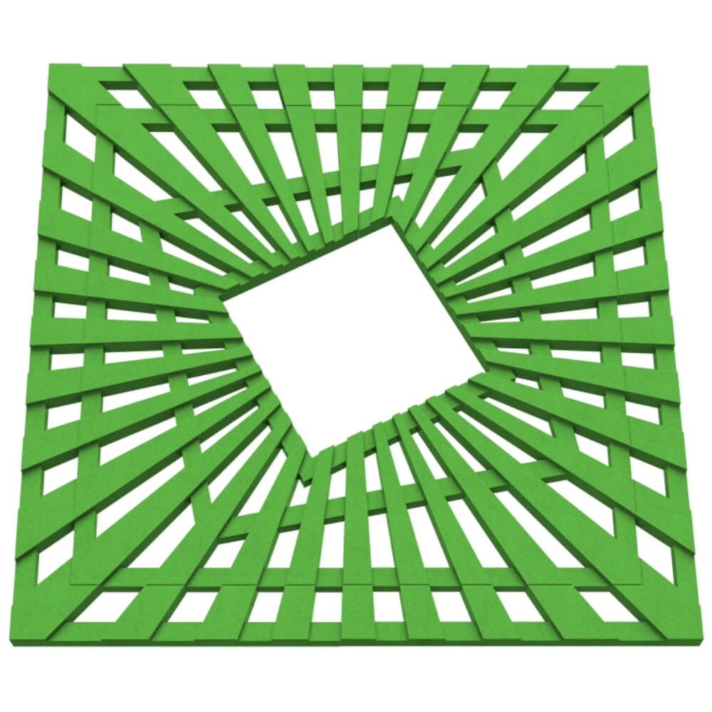 Приствольная решетка для дерева ZKING ATMOSPHERE 1.2х1.2м Зеленая в Ставрополе фото