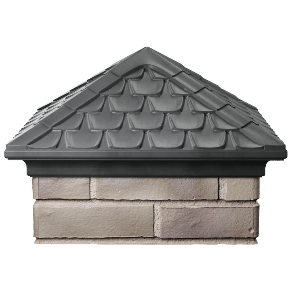 Колпак Zking Эльбрус Серый на столб 1.5х1.5 кирпича (385х385мм) Ставрополь фото