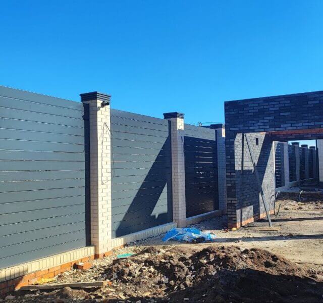 Колпак Zking Бона ХайТек Серый на столб 1.5х1.5 кирпича (385х385мм) в Ставрополе фото