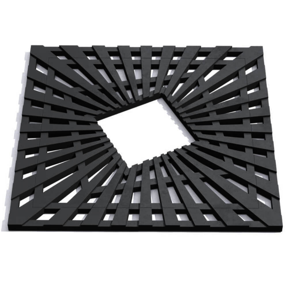 Приствольная решетка для дерева ZKING ATMOSPHERE 1.2х1.2м Черная Ставрополь фото