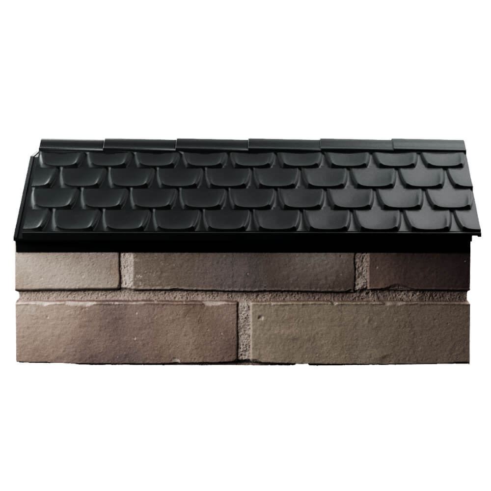 Парапет Zking Эльбрус Черный с посадкой на 1 кирпич (255мм) в Ставрополе фото