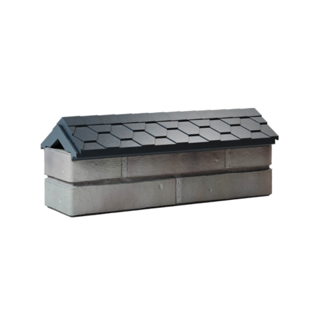 Парапет Zking Эверест Серый с посадкой на 0.5 кирпича (130мм) Ставрополь фото