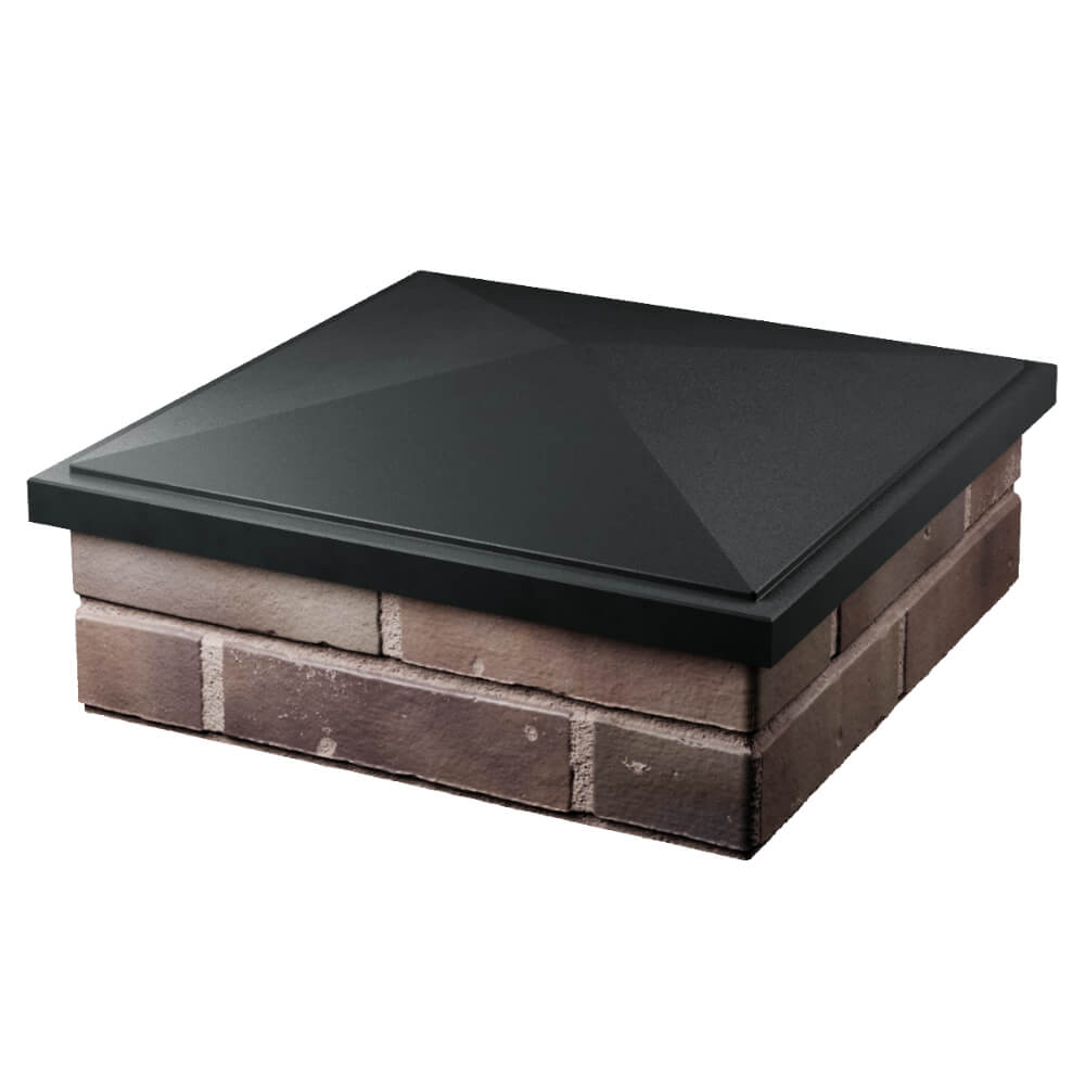 Колпак Zking БонаМоно Черный на столб 2х2 кирпича (515х515, 530х530мм) в Ставрополе фото