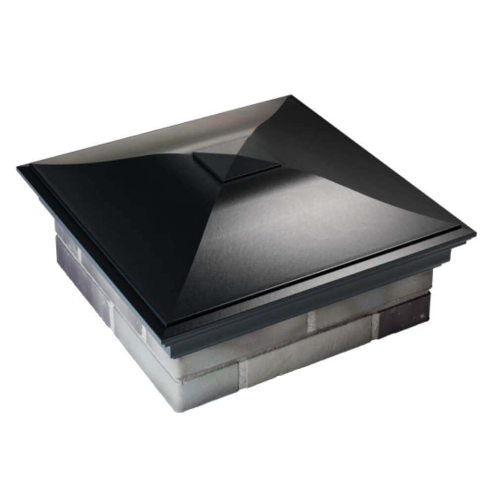 Колпак Zking Монблан Черный на столб 2х2 кирпича (515х515мм) Ставрополь фото