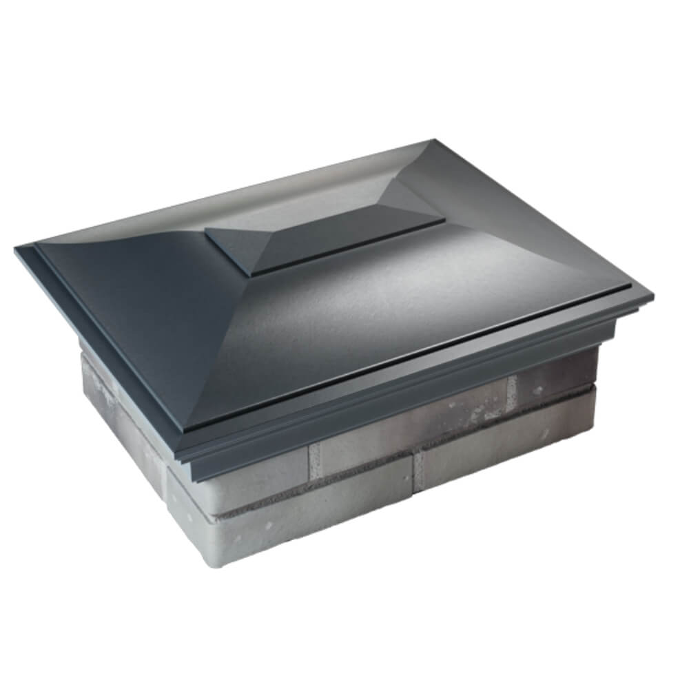 Колпак Zking Монблан Серый на столб 2х1.5 кирпича (515х385мм) Ставрополь фото