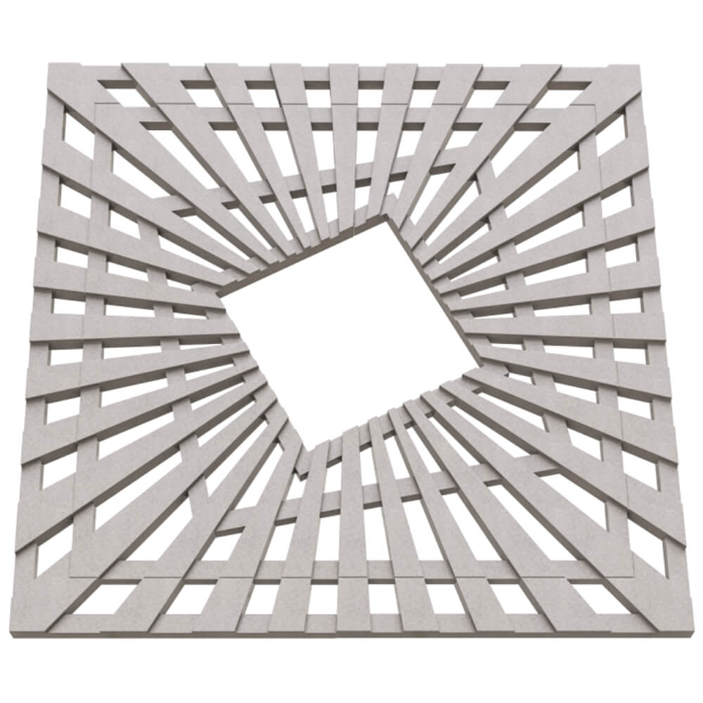 Приствольная решетка для дерева ZKING ATMOSPHERE 1.2х1.2м Бежевая в Ставрополе фото