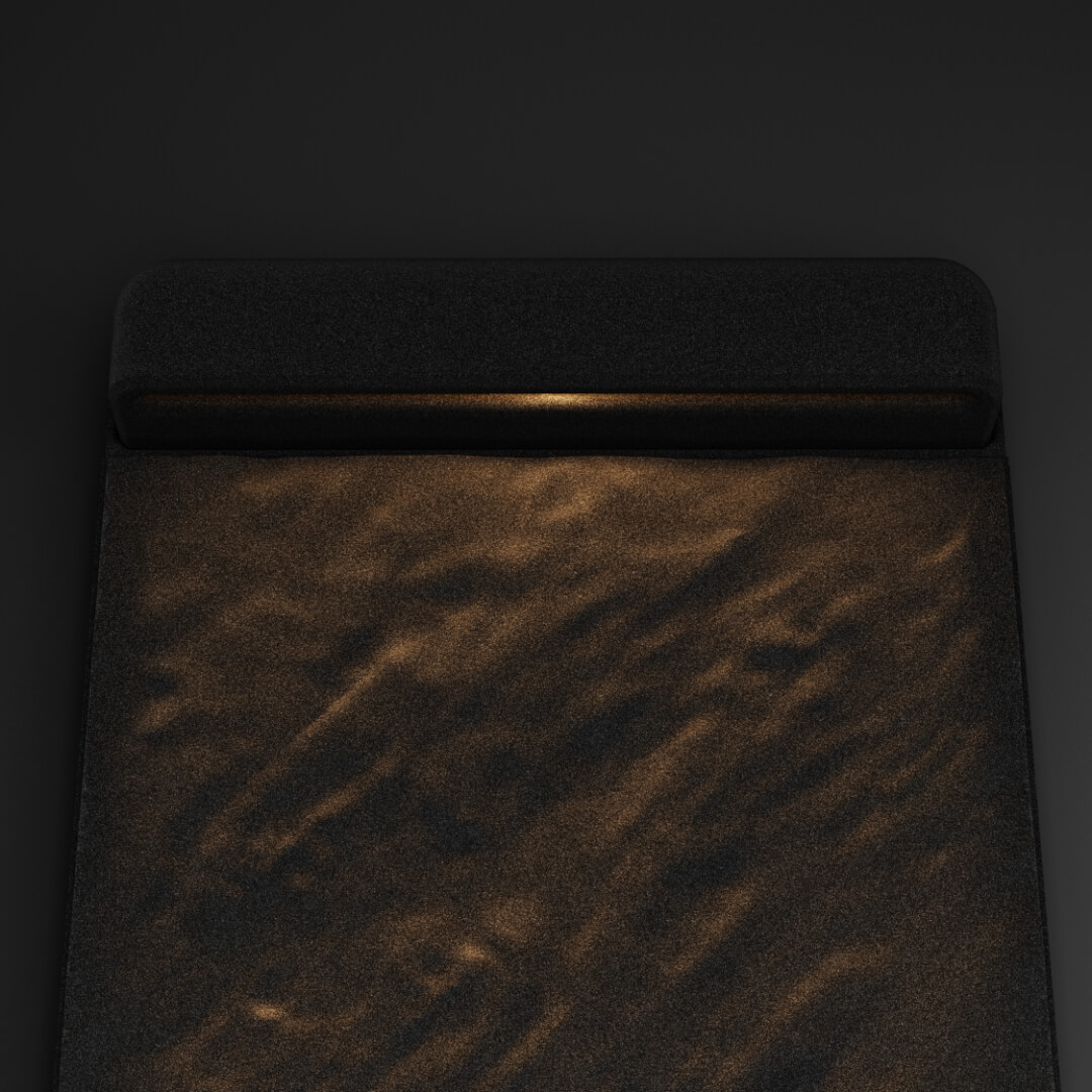 LED Светильник для шаговой плиты STONE Черный Сланец 330х75х98мм в Ставрополе фото