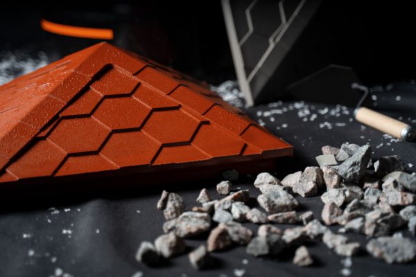 Колпак Zking Эверест Красный на столб 1.5х1.5 кирпича (390х390мм) в Ставрополе фото