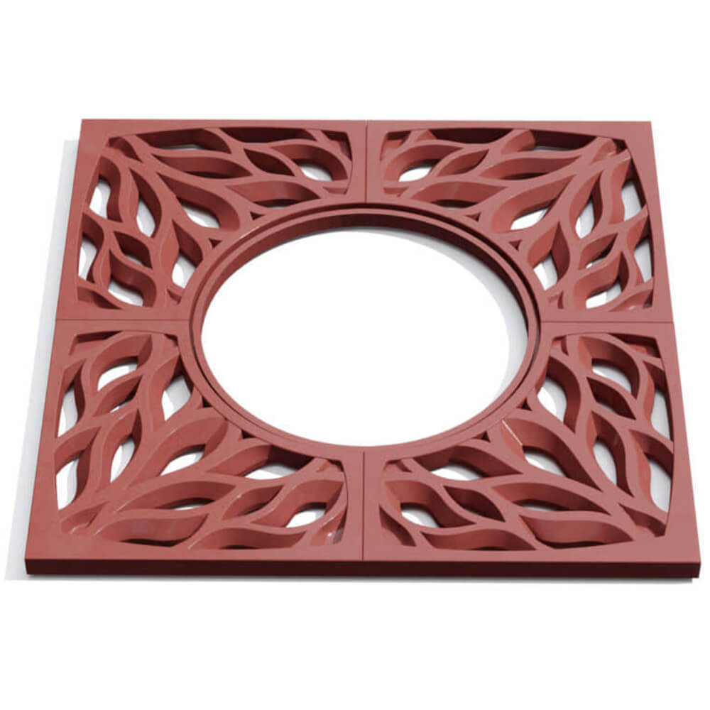 Приствольная решетка для дерева ZKING CRUST 1.2х1.2м Красная Ставрополь фото