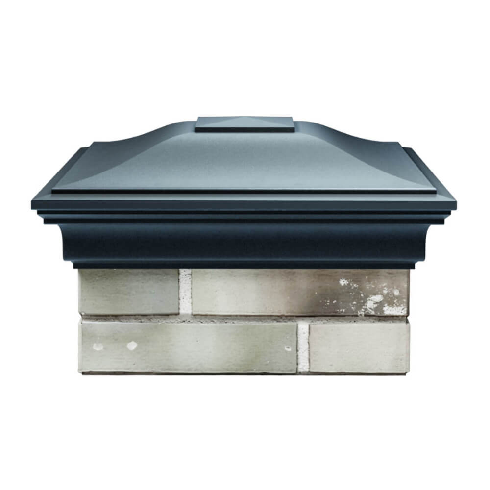 Колпак Zking Монблан Серый на столб 1.5х1.5 еврокирпича 0.7НФ (355х355мм) Ставрополь фото