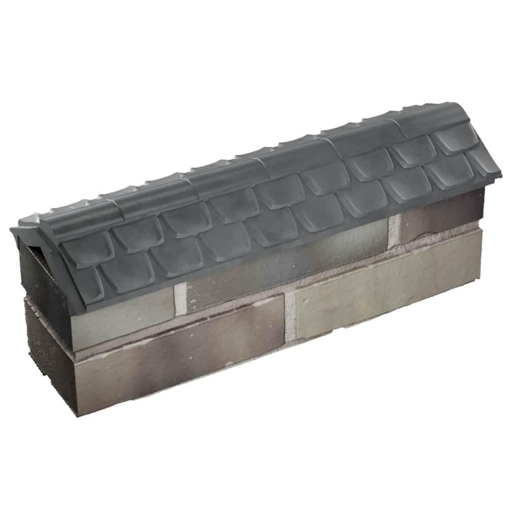 Парапет Zking Эльбрус Серый с посадкой на 0.5 кирпича (130мм) в Ставрополе фото