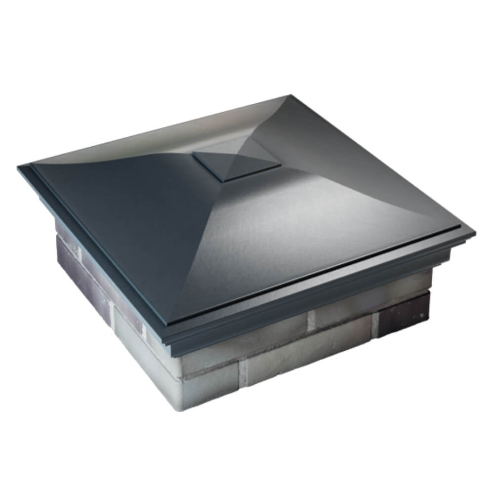 Колпак Zking Монблан Серый на столб 2х2 кирпича (515х515мм) Ставрополь фото