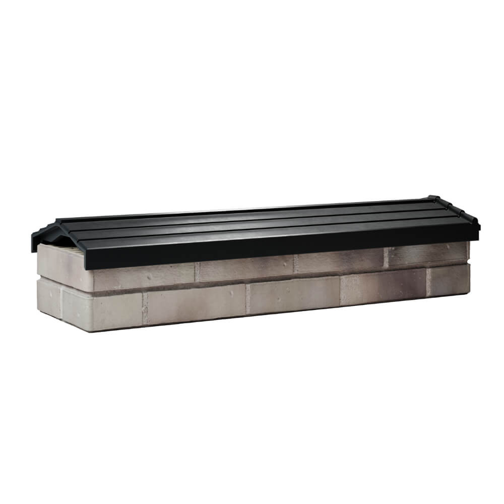 Парапет Zking Бона ХайТек Черный посадка на 0.5 кирпича (130мм) Ставрополь фото