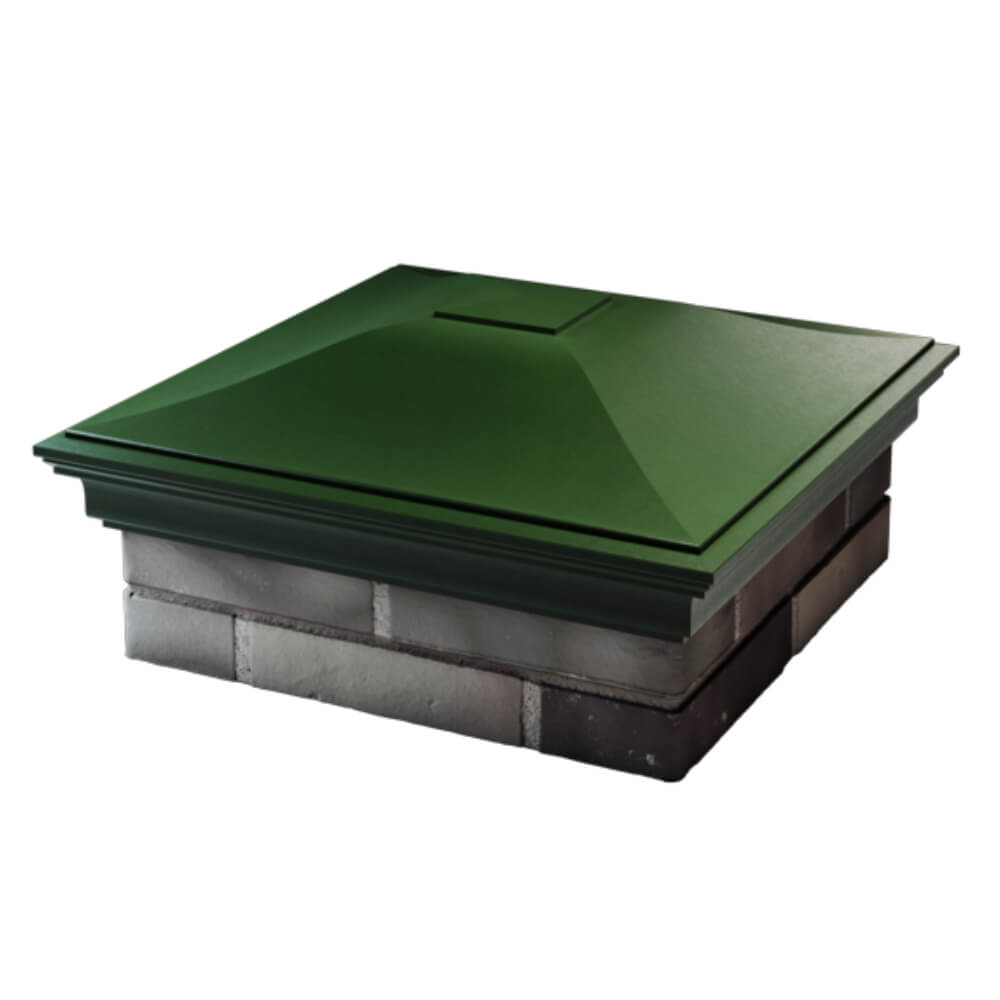 Колпак Zking Монблан Зеленый на столб 2х2 кирпича (515х515мм) в Ставрополе фото