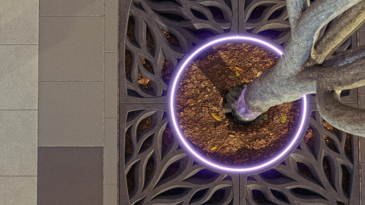 Приствольная решетка для дерева ZKING CRUST 1.2х1.2м Черная в Ставрополе фото