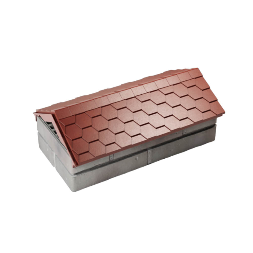 Парапет Zking Эверест Красный с посадкой на 1 кирпич (200/225/255мм) в Ставрополе фото