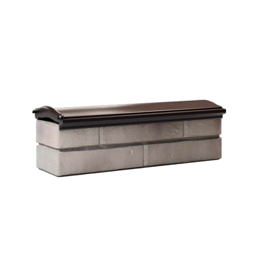 Парапет Zking Монблан Коричневый посадка на 0.5 кирпича (130мм) Ставрополь фото