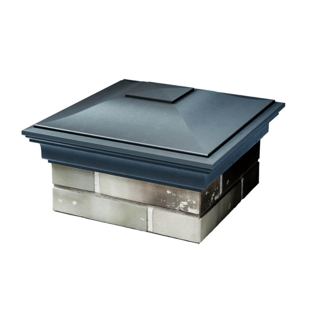 Колпак Zking Монблан Серый на столб 1.5х1.5 еврокирпича 0.7НФ (355х355мм) в Ставрополе фото