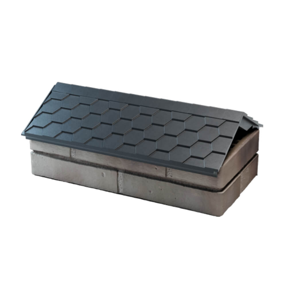 Парапет Zking Эверест Серый с посадкой на 1 кирпич (200/225/255мм) в Ставрополе фото