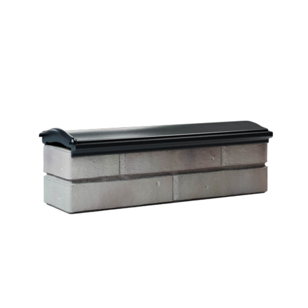 Парапет Zking Монблан Черный посадка на 0.5 кирпича (130мм) Ставрополь фото