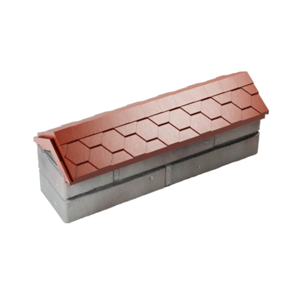 Парапет Zking Эверест Красный с посадкой на 0.5 кирпича (130мм) в Ставрополе фото