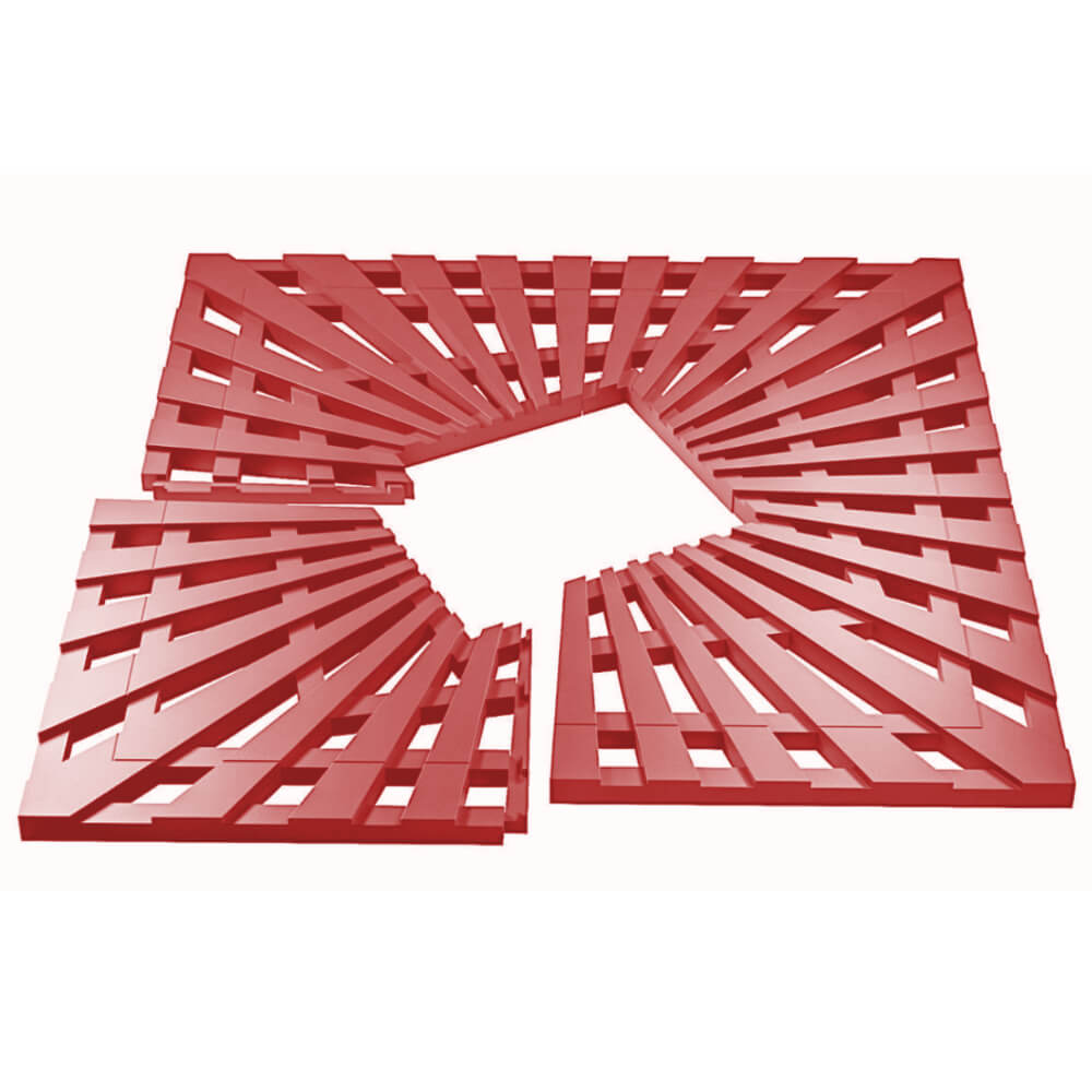 Приствольная решетка для дерева ZKING ATMOSPHERE 1.2х1.2м Красная в Ставрополе фото