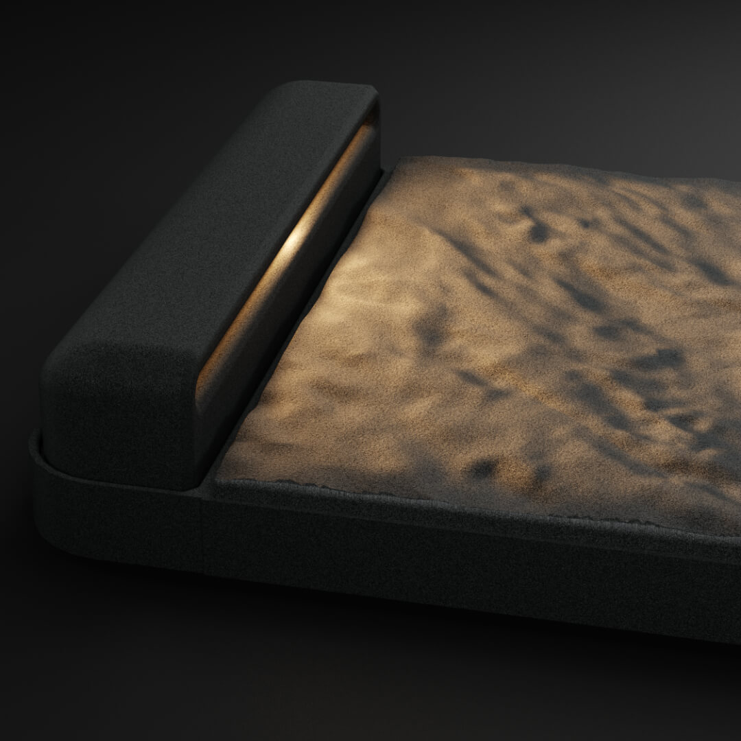 LED Светильник для шаговой плиты STONE Графитовый Серый 330х75х98мм Ставрополь фото