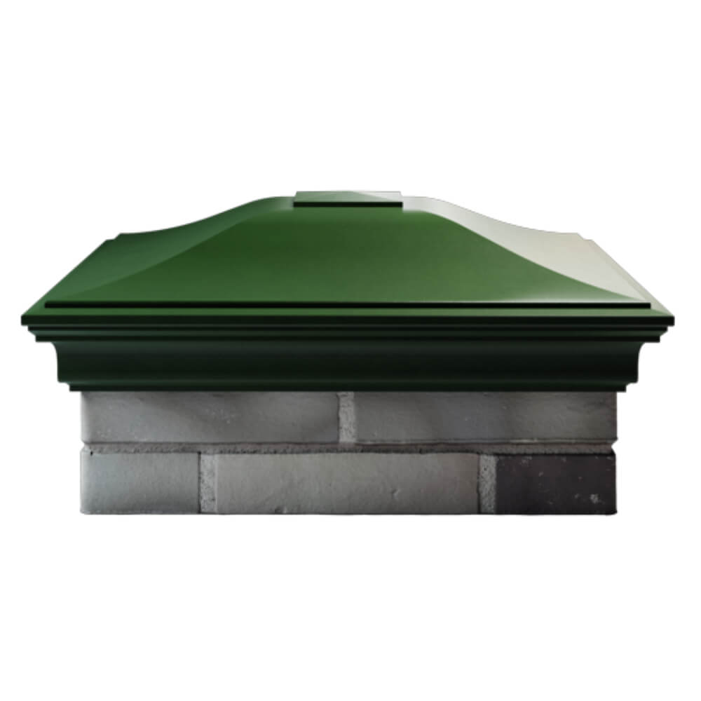 Колпак Zking Монблан Зеленый на столб 2х2 кирпича (515х515мм) в Ставрополе фото