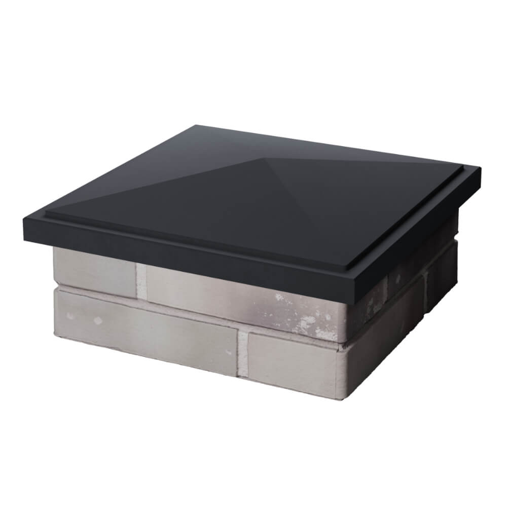 Колпак Zking БонаМоно Серый на столб 1.5х1.5 кирпича (385х385, 400х400мм) в Ставрополе фото